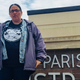 Cherri Foytlin outside the sheriff’s office where she was held Thursday.
